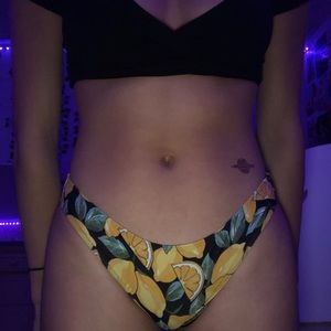 Hollister Lemon Bikini Bottoms